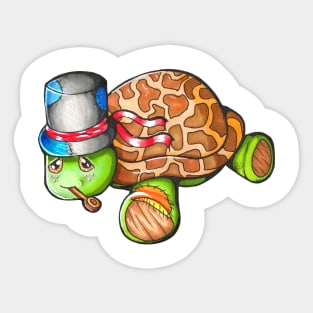 Flying High As A Tortoise (WB) Sticker